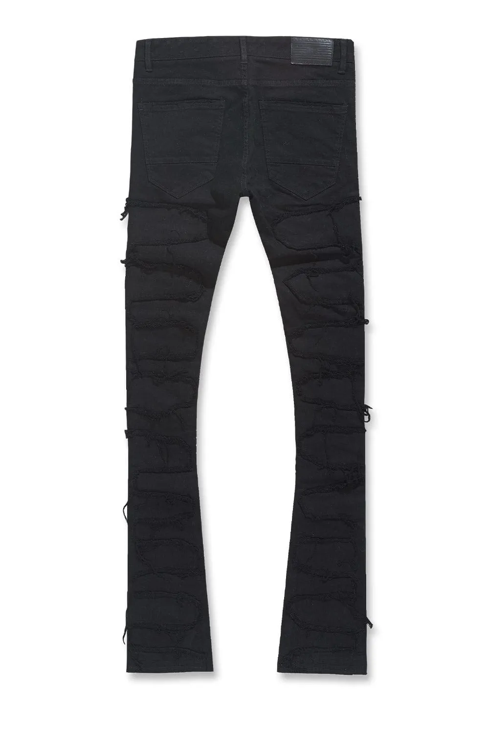 Martin Stacked - Python Denim (Jet Black)