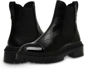 Mayslie Steve Madden Chelsea Boots Black Multi