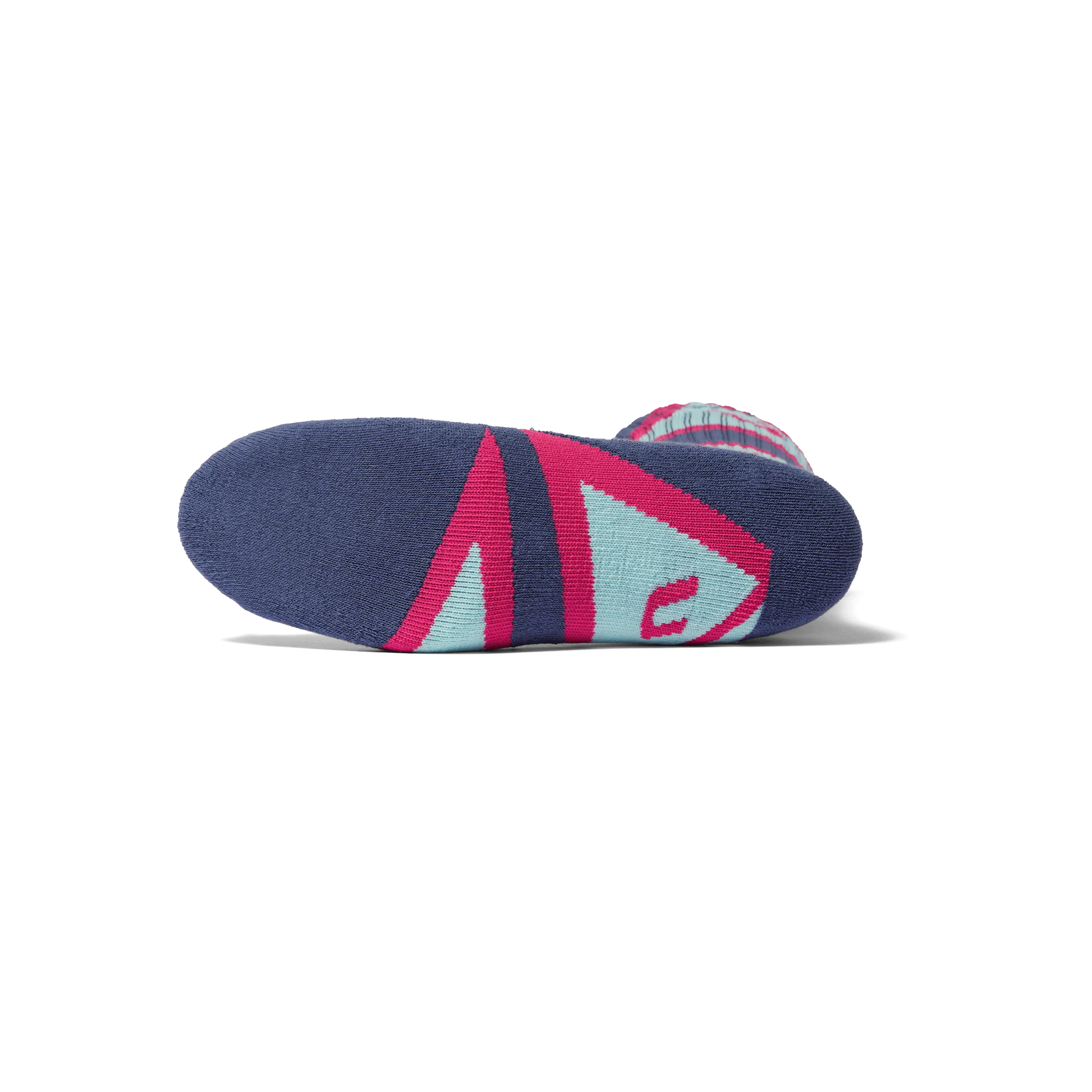 Skewed Triple Triangle Crew Sock