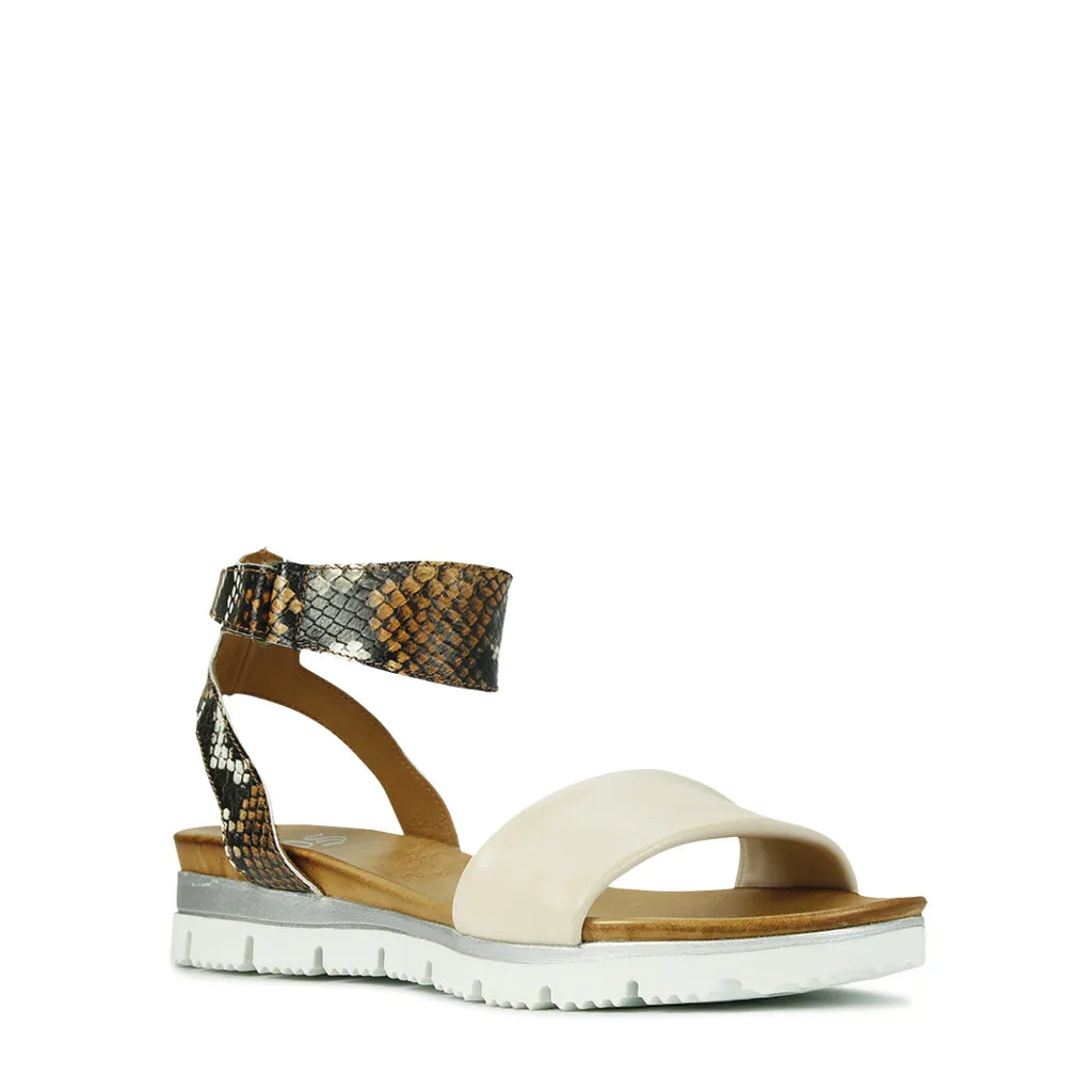 Sodi Leather Ankle Strap Sandals